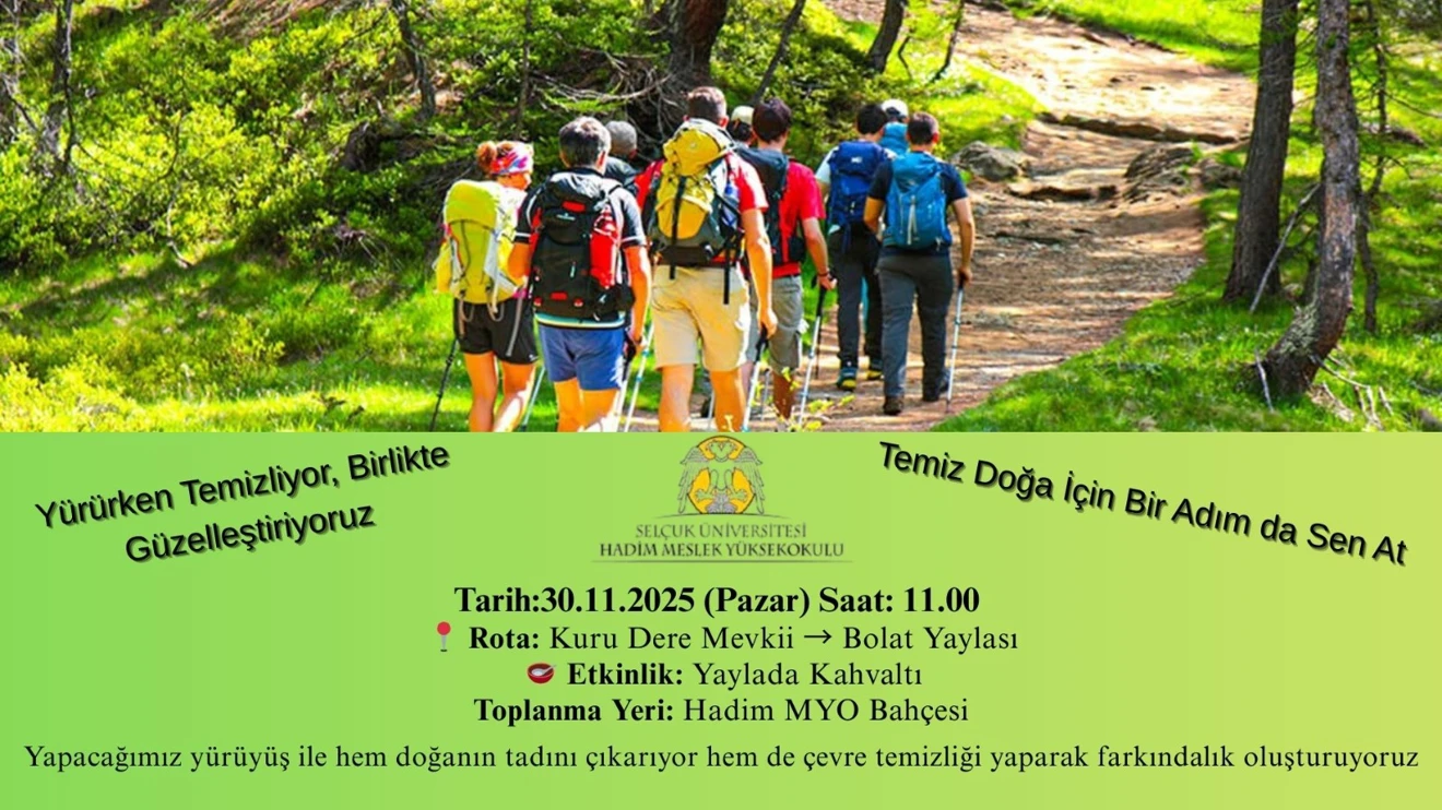 Hadim MYO’dan farkındalık etkinliği